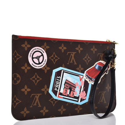 Louis Vuitton Monogram World Tour Neverfull MM GM Pochette 3 of 8