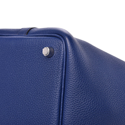 Hermes Taurillon Maurice Picotin Lock 18 PM Bleu Saphir 8 of 10