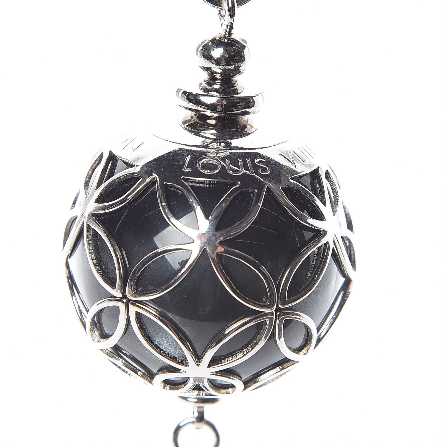 Louis Vuitton Ice Ball Key Holder Charm Silver 4 of 5