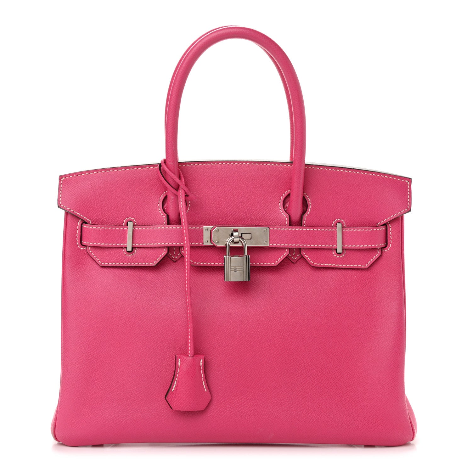 Hermes Epsom Candy Birkin 30 Rose Tyrien Rubis 1 of 21