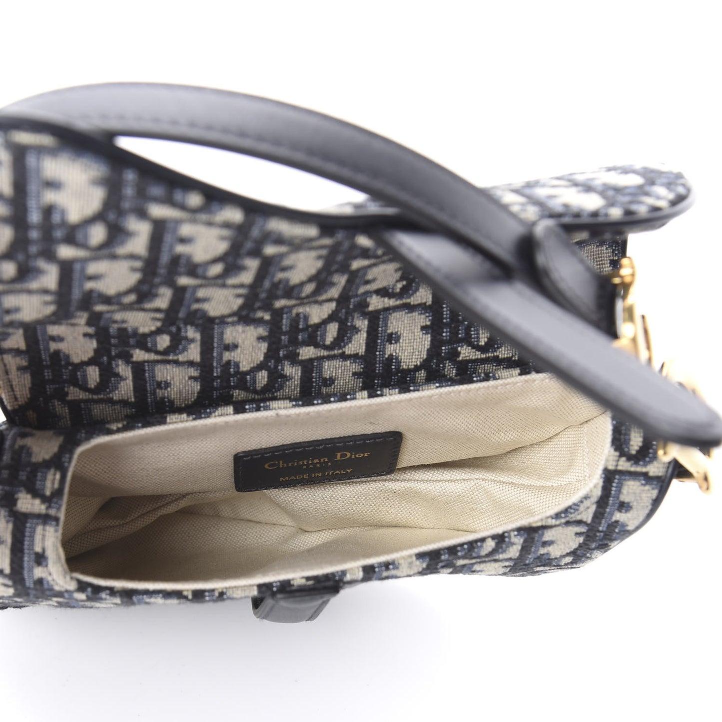 Oblique Mini Saddle Bag Blue