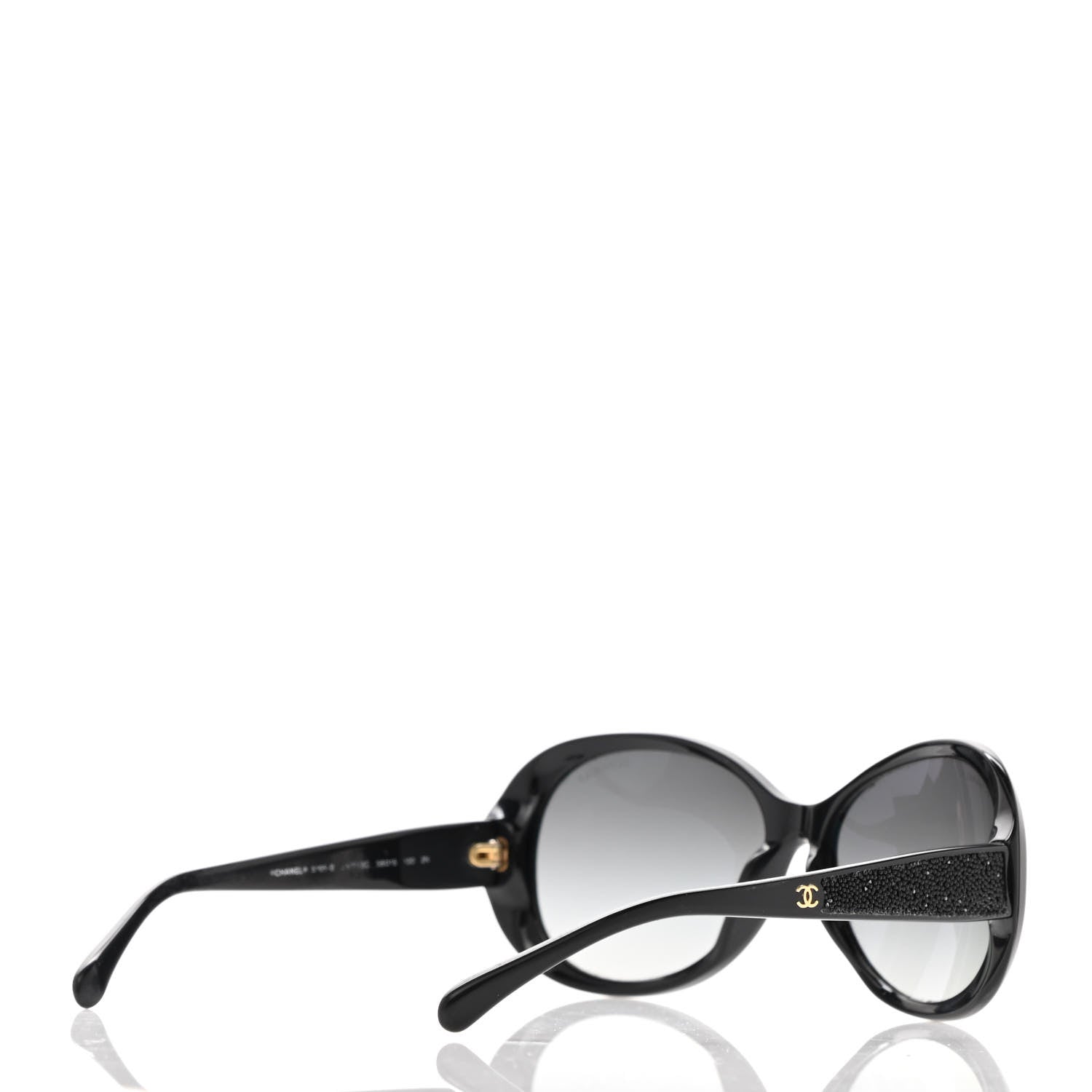 Chanel Acetate CC Sunglasses 5165-B Black 4 of 9