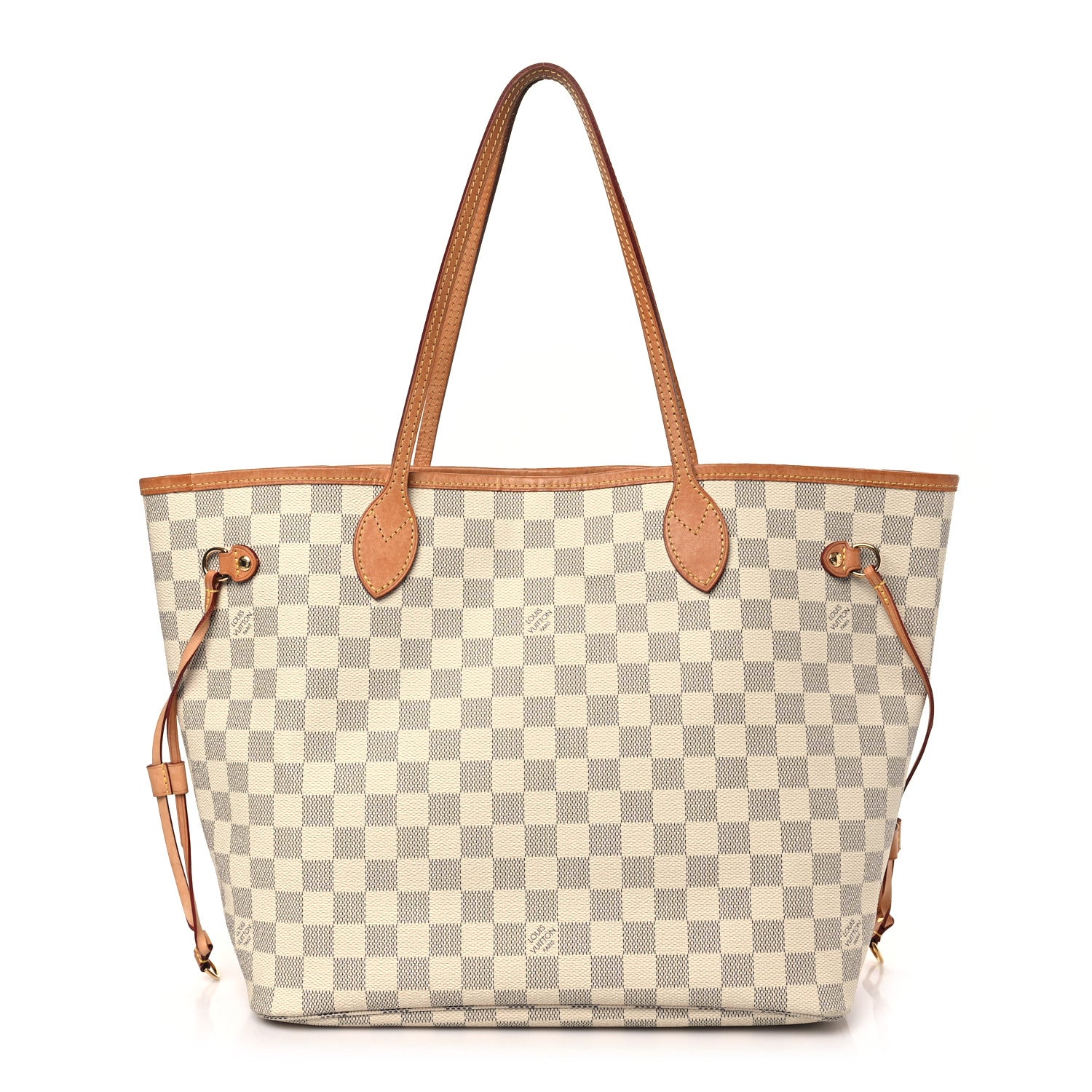 Louis Vuitton Damier Azur Neo Neverfull MM Rose Ballerine 1 of 10