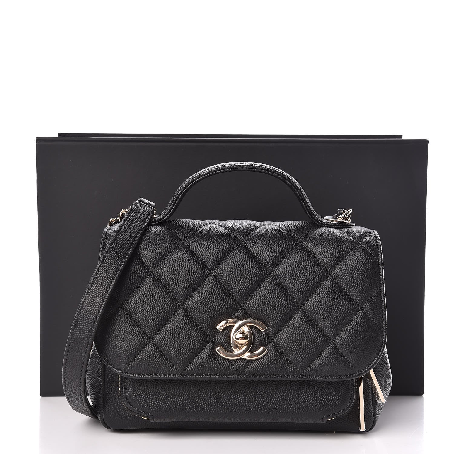 Chanel Caviar Quilted Small Business Affinity Flap Black 11 of 11