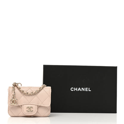 Chanel Caviar Quilted Mini Chain Belt Bag Light Beige 12 of 12