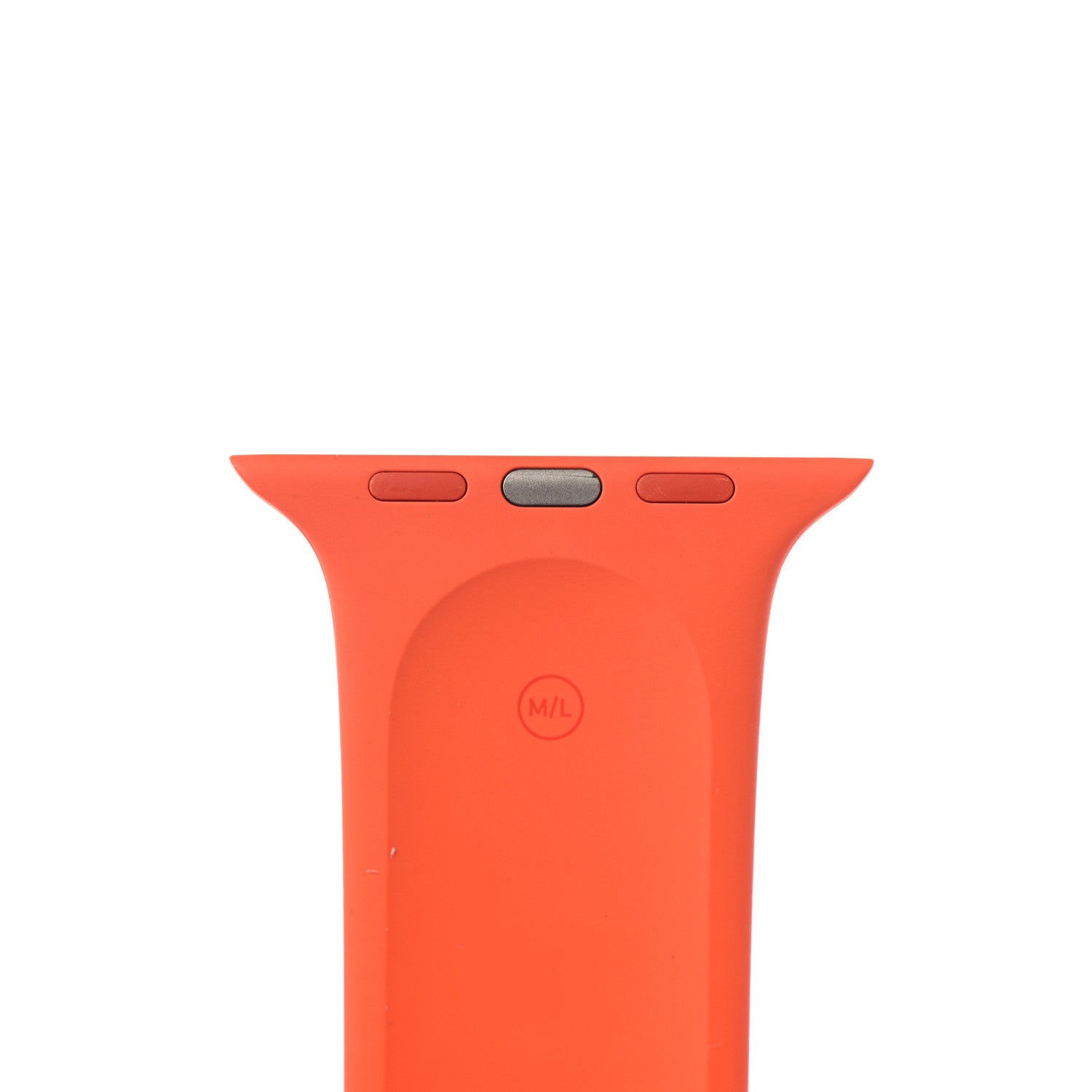 Hermes Silicone 42mm Apple Sports Watch Single Tour Band Orange 3 of 5