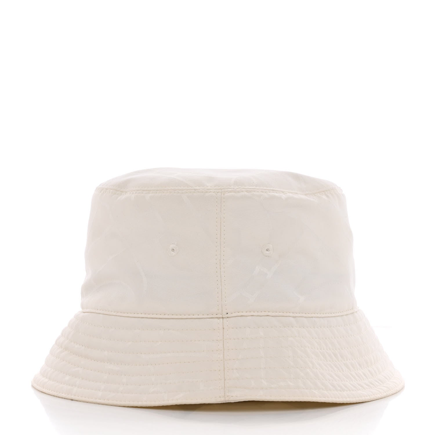 Burberry Polyester Logo Bucket Hat M White 3 of 8