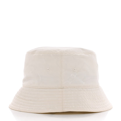 Burberry Polyester Logo Bucket Hat M White 3 of 8