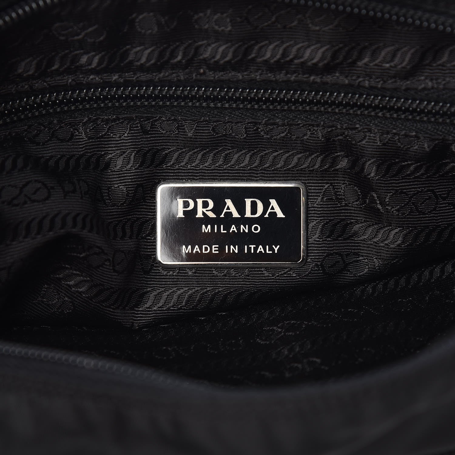 Prada Tessuto Nylon Messenger Bag Black 6 of 10