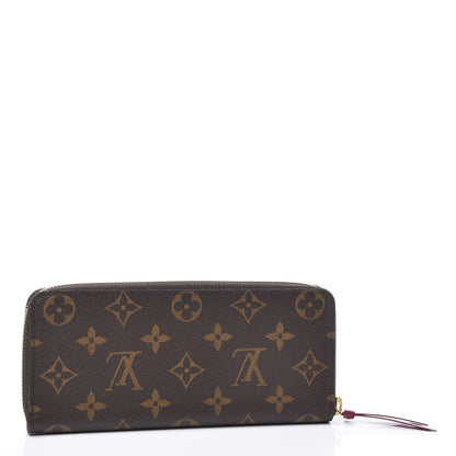 Louis Vuitton Monogram Clemence Wallet Fuchsia 2 of 8
