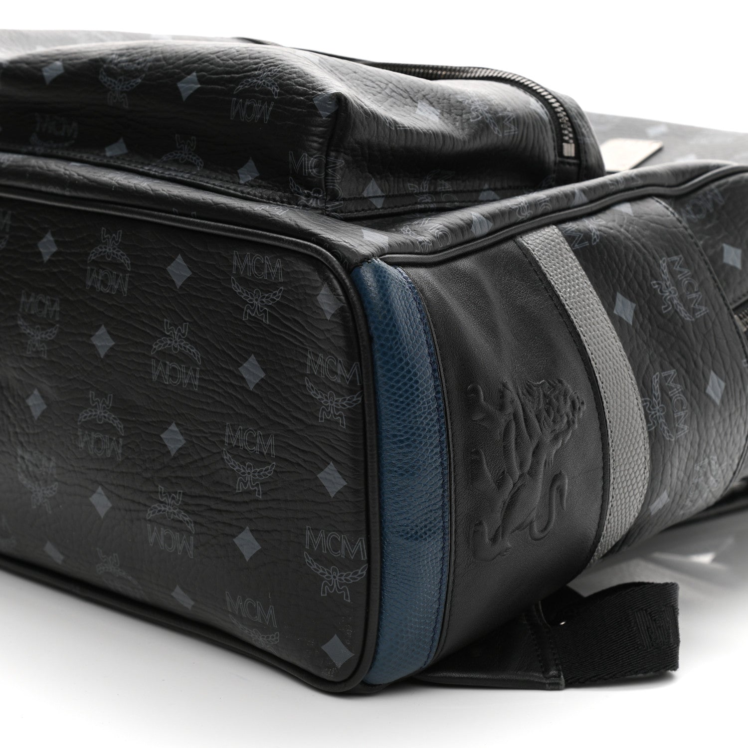 MCM Visetos Medium Stark Backpack Black 10 of 12