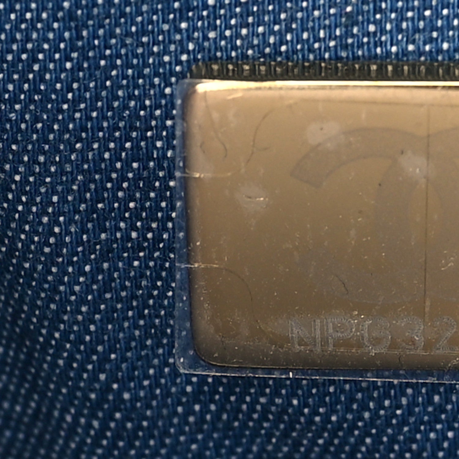 Chanel Denim Quilted Mini Pearl Crush Flap Blue 7 of 10