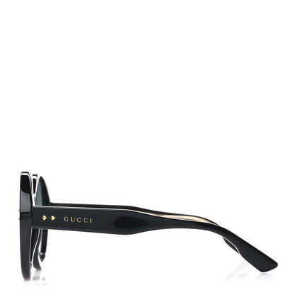 Gucci Acetate Round Sunglasses GG1081S Black 3 of 8