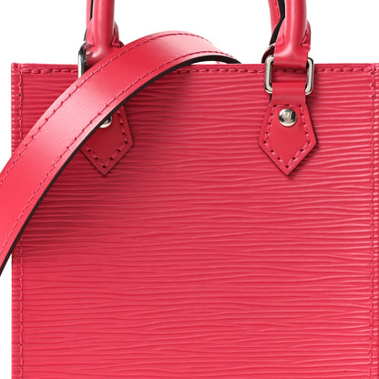 Louis Vuitton Epi Petit Sac Plat Rose Pondicherry 7 of 9