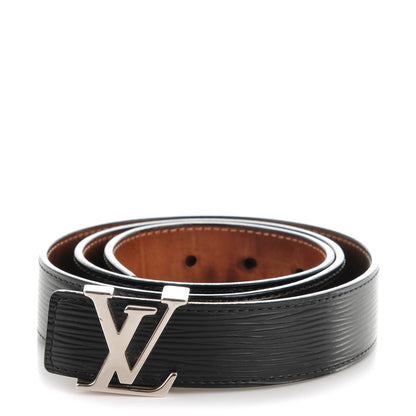Louis Vuitton Epi 30mm LV Initiales Belt 85 34 Black 1 of 8