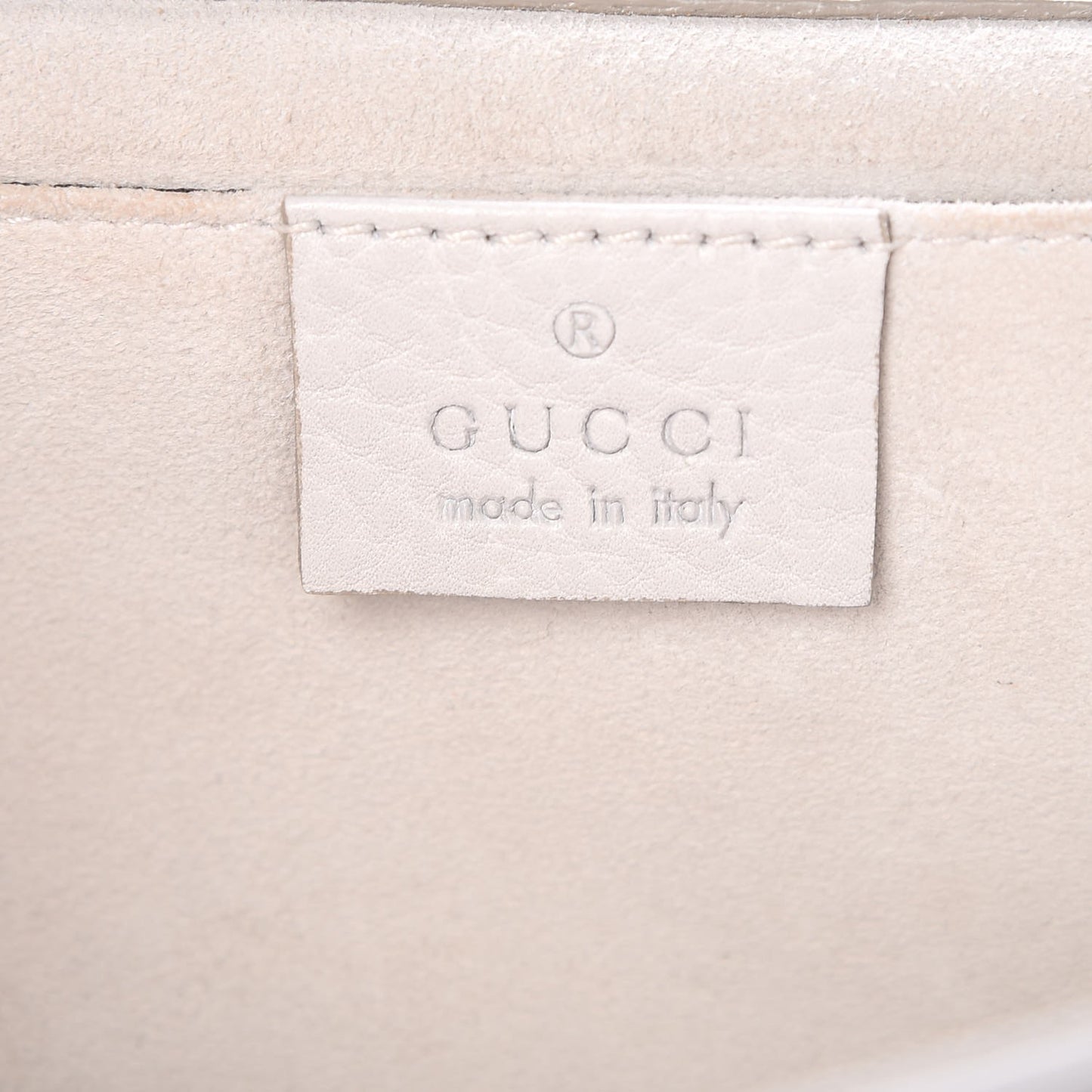 Pebbled Calfskin 1973 Clutch Off White