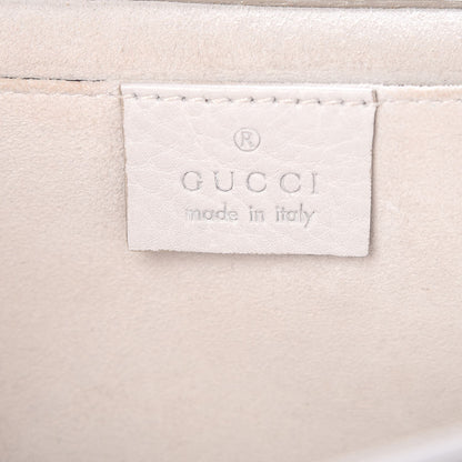Gucci Pebbled Calfskin 1973 Clutch Off White 6 of 10