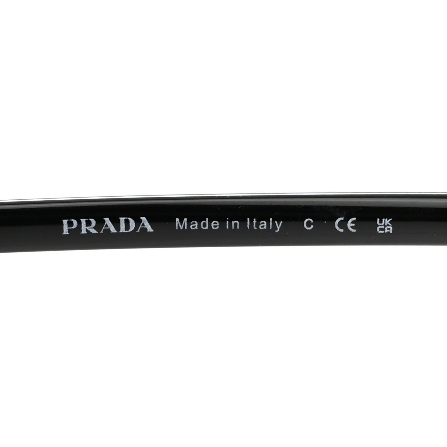 Prada Metal Sunglasses SPR 58Y Black 6 of 8