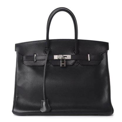 Hermes Evergrain Birkin 35 Black 1 of 14