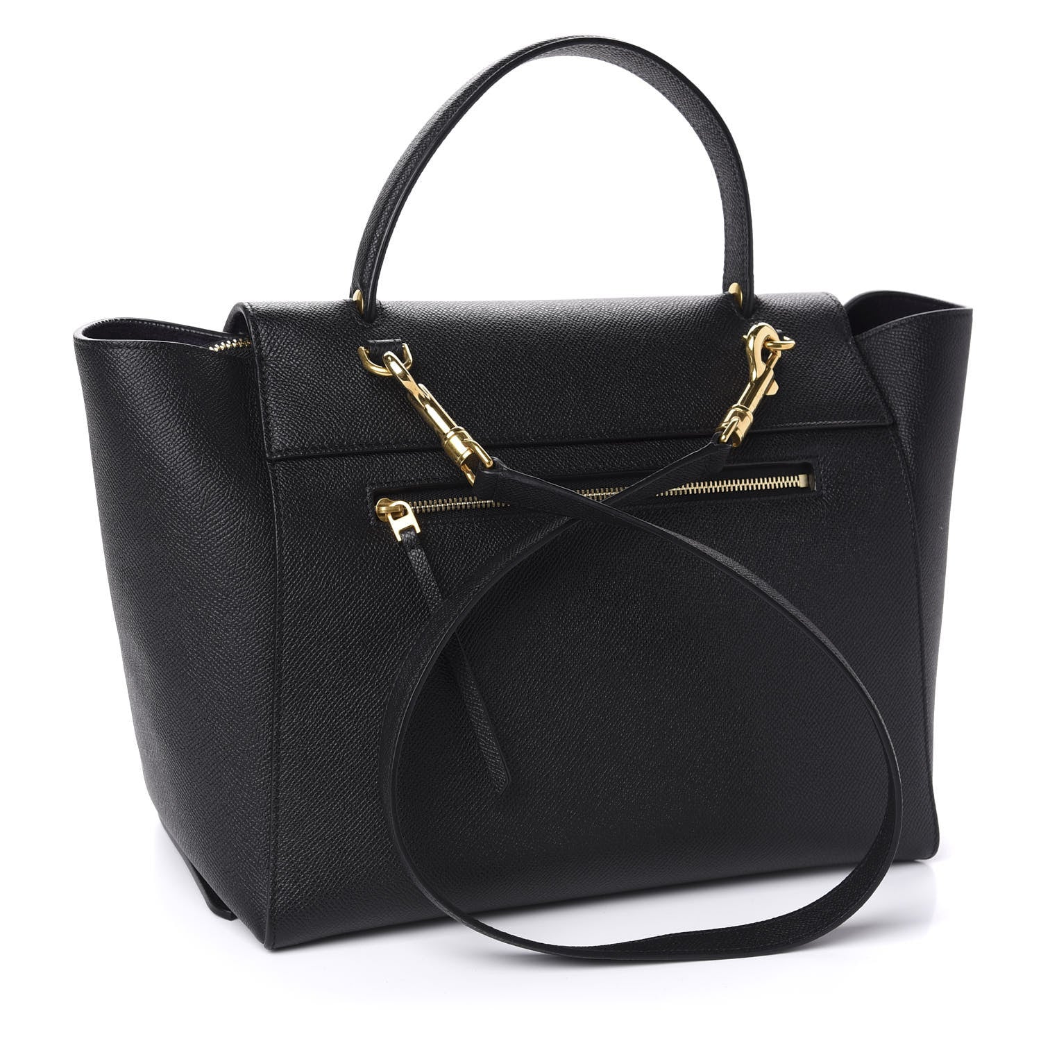 Celine Grained Calfskin Small Belt Bag Black 4 of 12