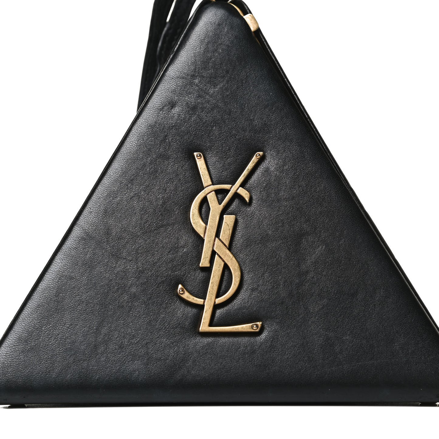 Lambskin Pyramid Clutch Black