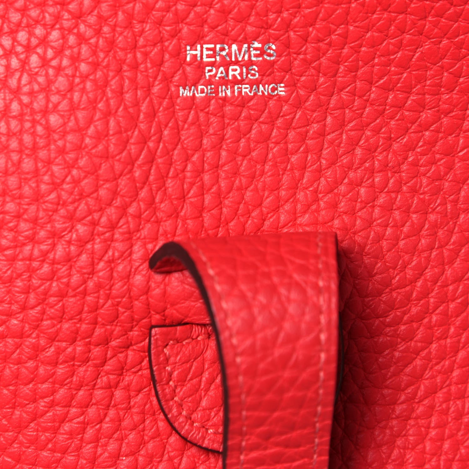 Hermes Taurillon Clemence Evelyne III PM Rouge Pivoine 6 of 13