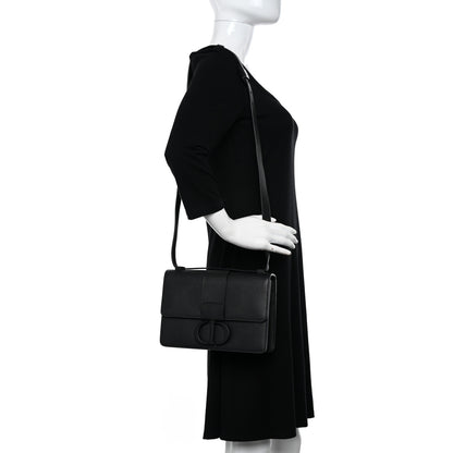 Christian Dior Ultra Matte Grained Calfskin 30 Montaigne Flap Bag Black 2 of 9