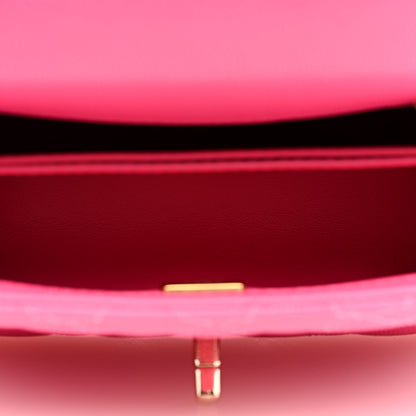Chanel Caviar Quilted Extra Mini Coco Handle Flap Rose 5 of 9