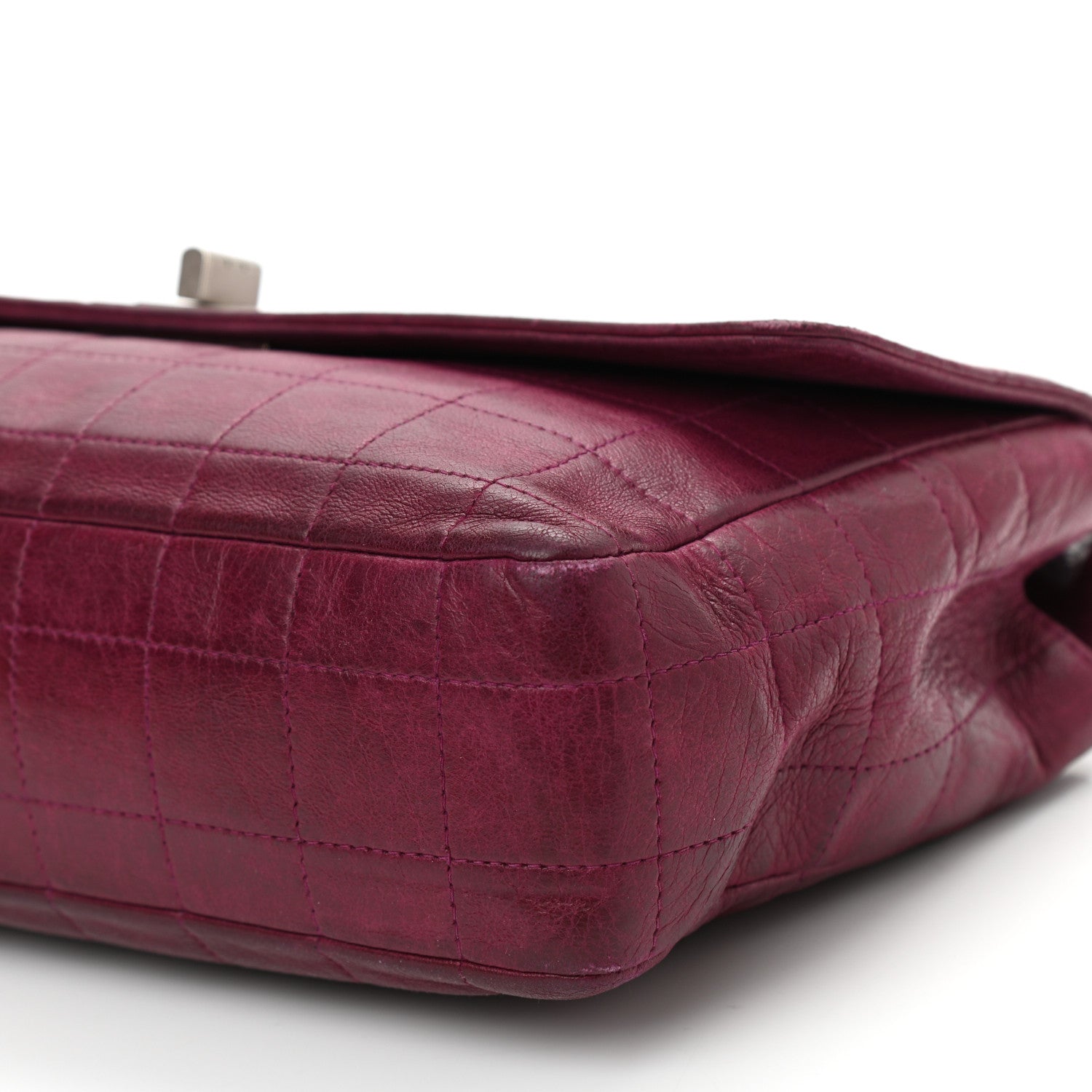 Chanel Lambskin Chocolate Bar Mademoiselle Flap Purple 10 of 11