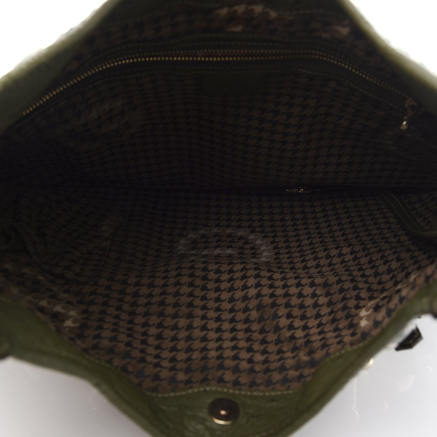 Gucci Ostrich Large Horsebit 85th Anniversary Hobo Green 4 of 12