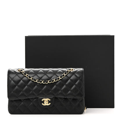 Chanel Caviar Quilted Medium Double Flap Black 11 of 11