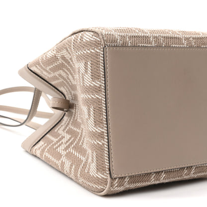 Fendi Fabric Jacquard Vitello Grace FF 1974 Mini Fendi Origami Dove White Dove 8 of 9