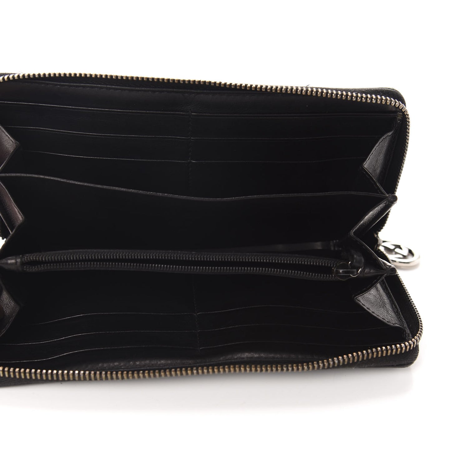 Imprime Monogram GG Pierce Zip Around Wallet Black