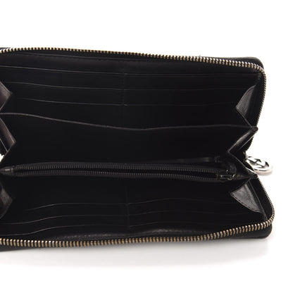 Gucci Imprime Monogram GG Pierce Zip Around Wallet Black 5 of 8