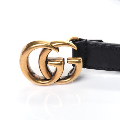 Gucci Calfskin Double G 20mm Belt 100 40 Black 4 of 6