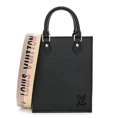 Louis Vuitton Epi Jacquard Petit Sac Plat Black 1 of 9