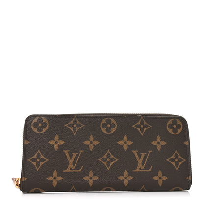 Louis Vuitton Monogram Clemence Wallet Rose Ballerine 1 of 7
