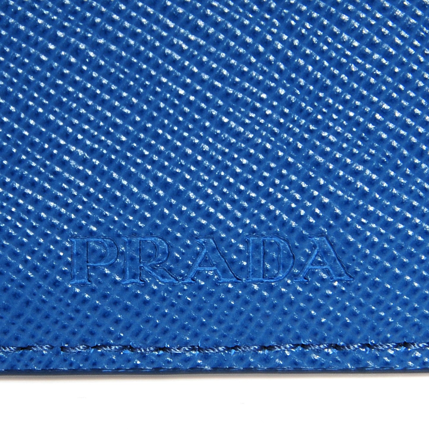 Saffiano Metal Continental Flap Wallet Cobalto