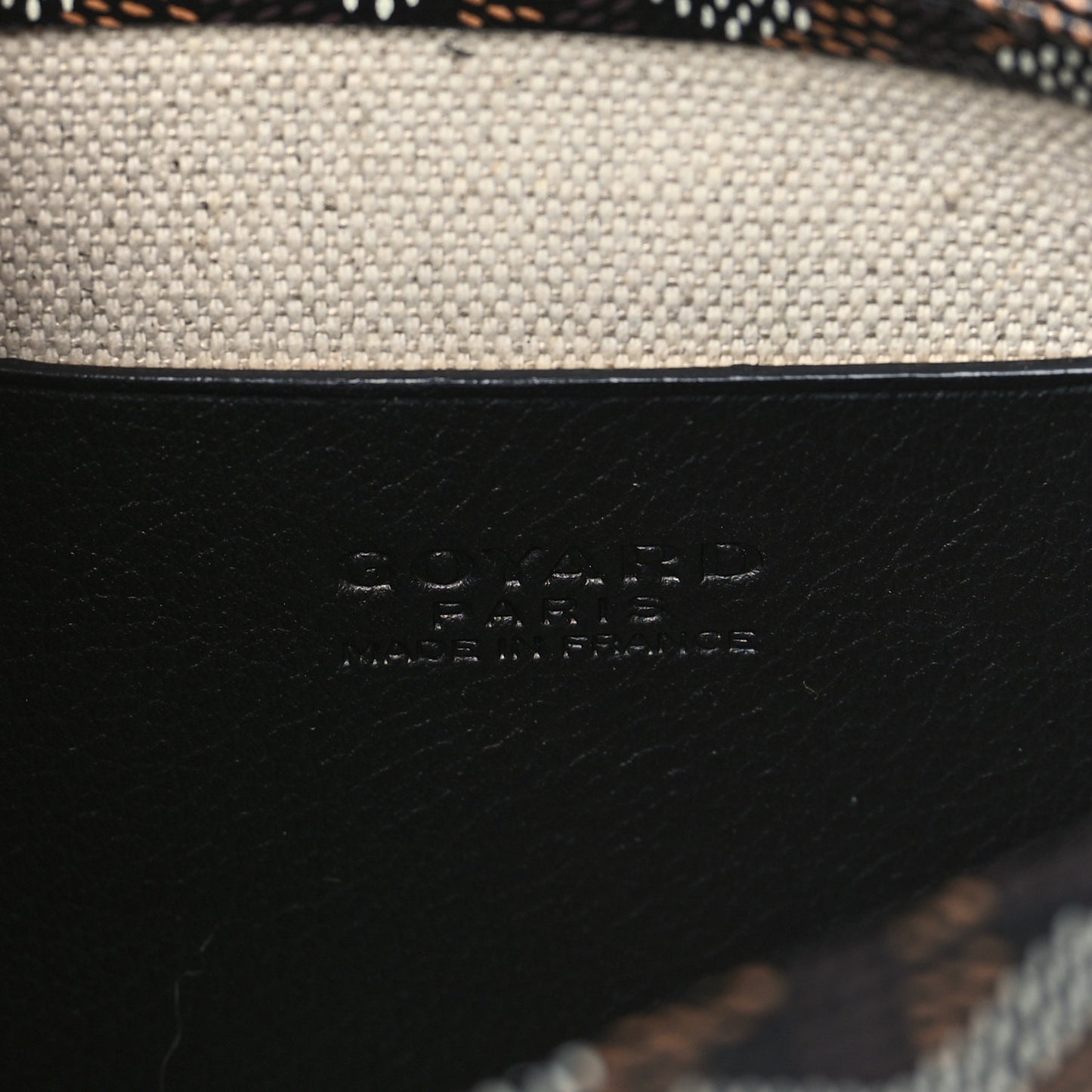 Goyardine Plumet Wallet Clutch Black