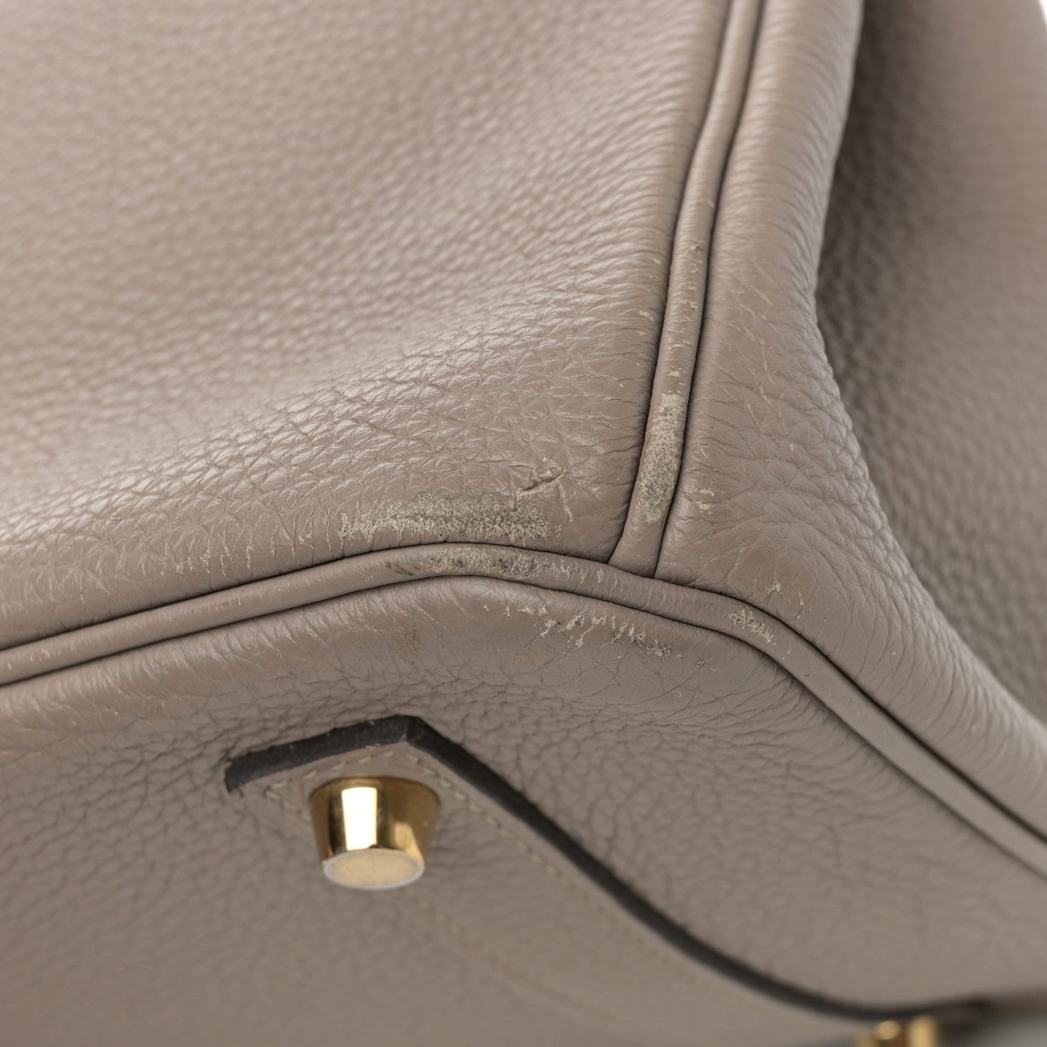 Hermes Togo Birkin 35 Gris Tourterelle 13 of 16