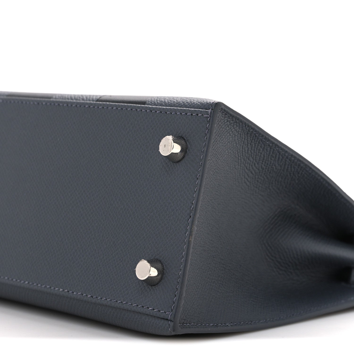 Hermes Epsom Tadelakt Chevre Mysore Casaque Etoilee Kelly Sellier 25 Ardoise Black Vert Peppermint 10 of 10