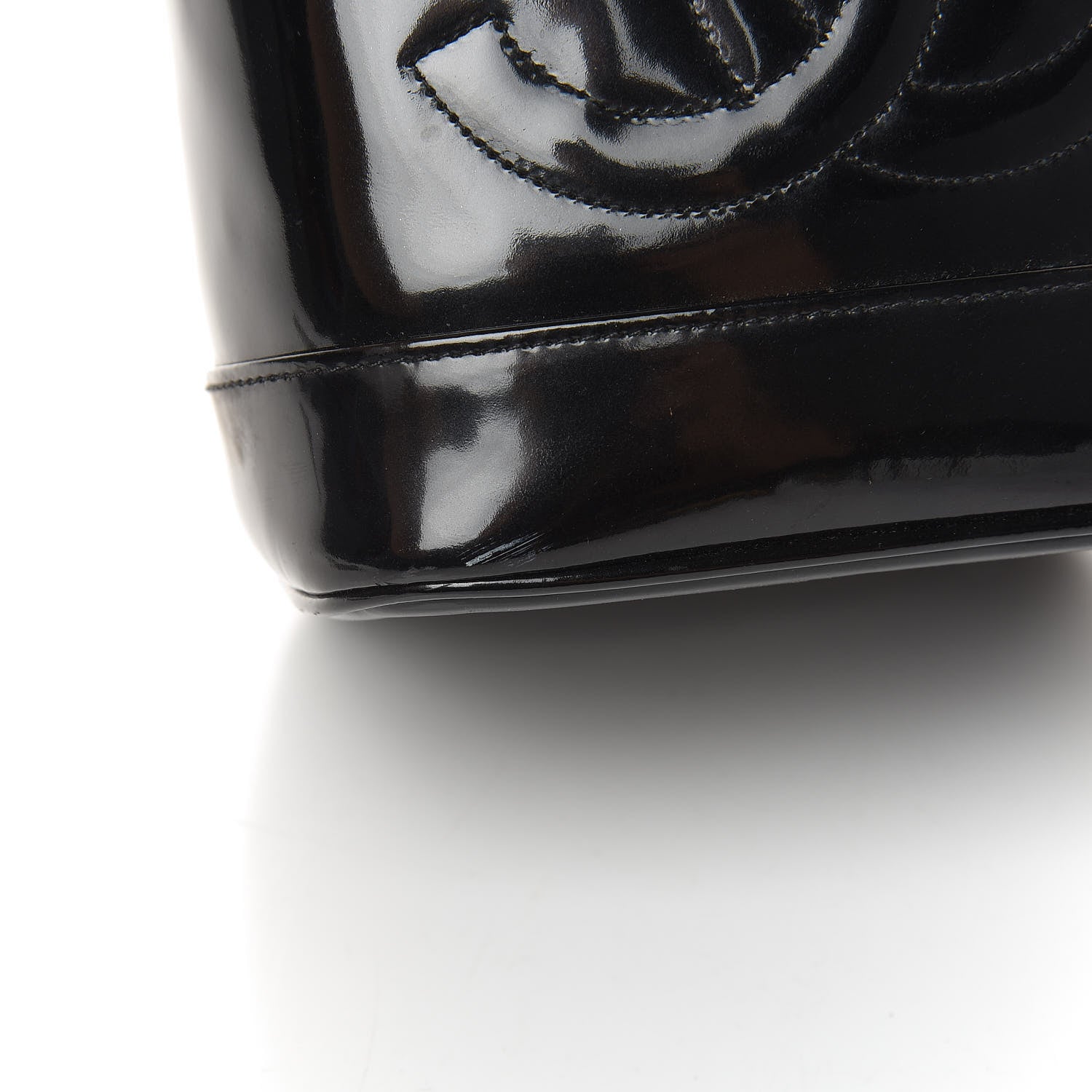 Chanel Patent Vanity Cosmetic Case Black 12 of 12