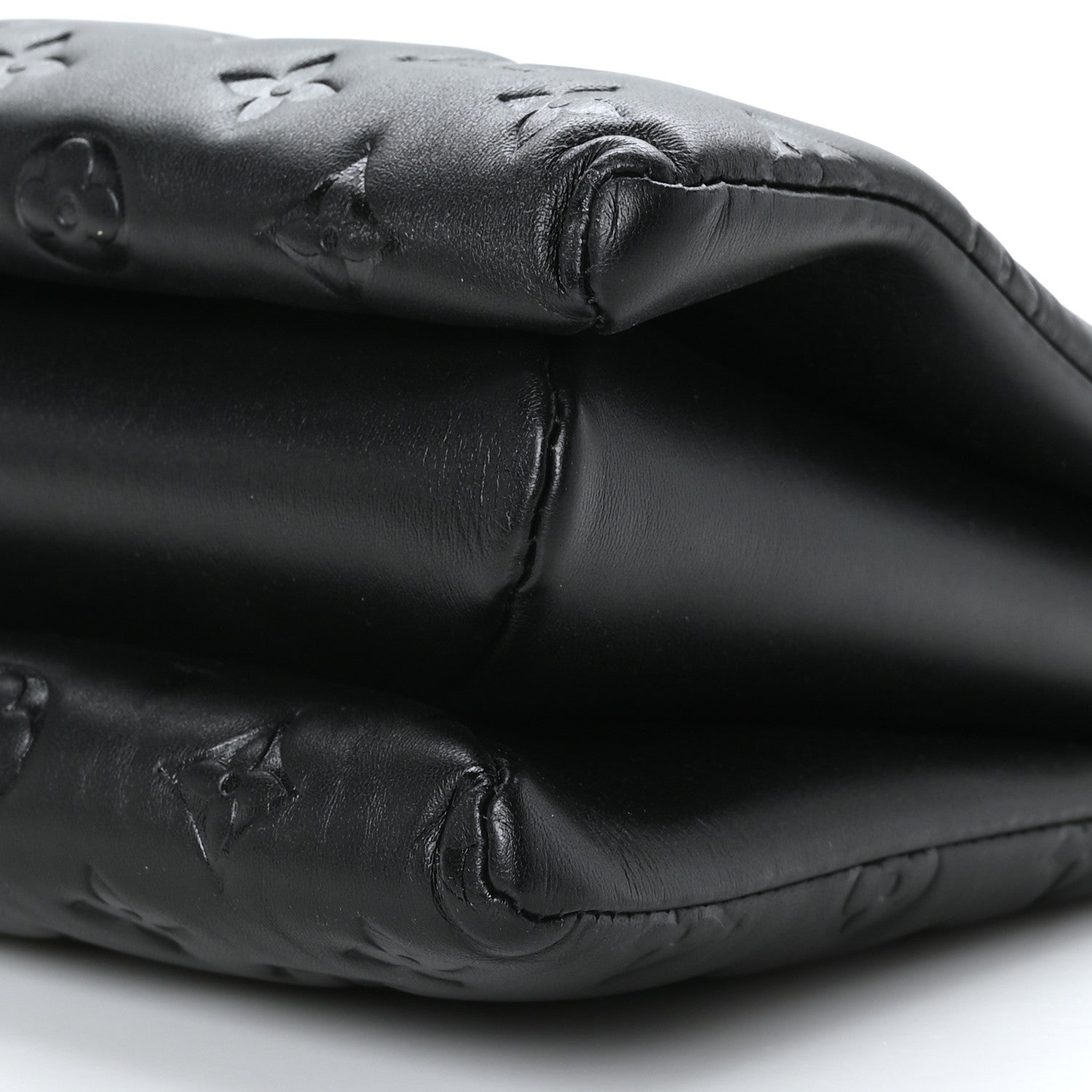 Louis Vuitton Lambskin Embossed Monogram Coussin PM Black 10 of 10