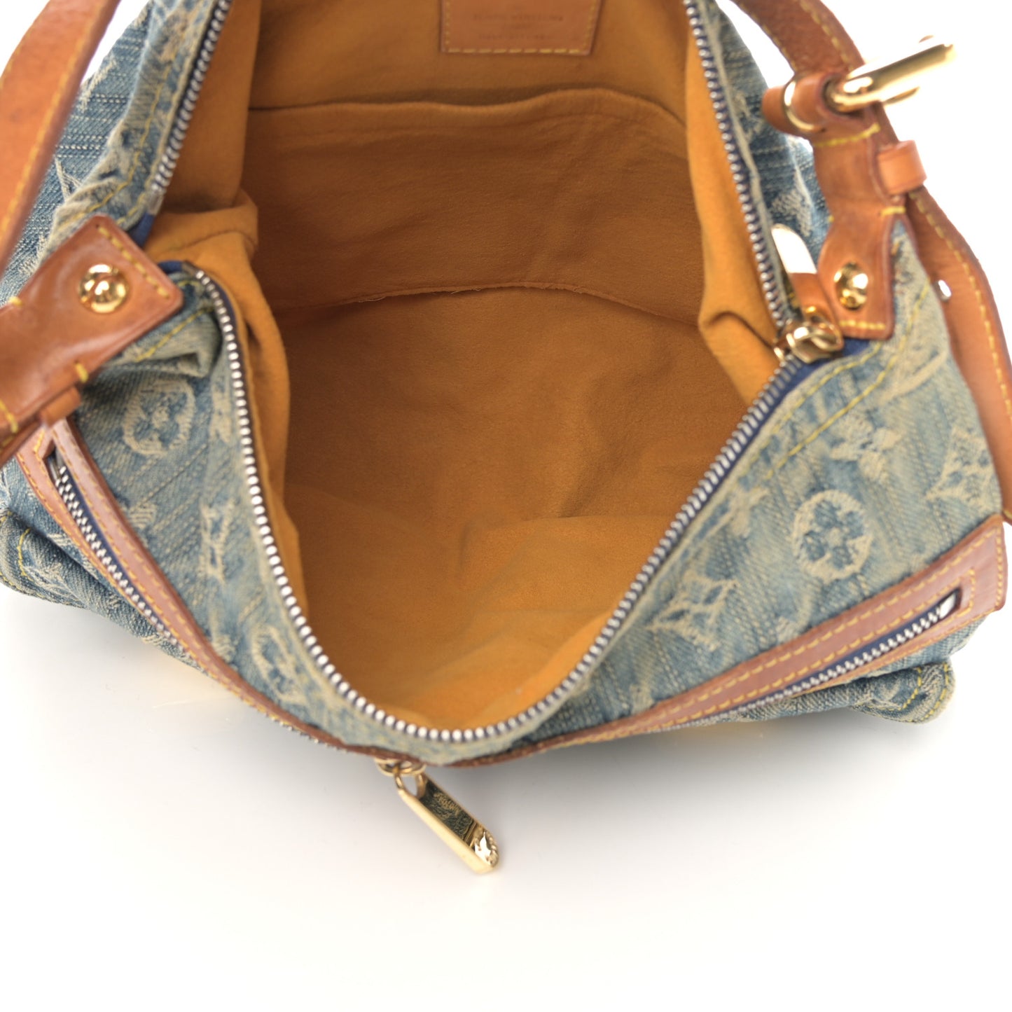 Monogram Denim Baggy PM Blue