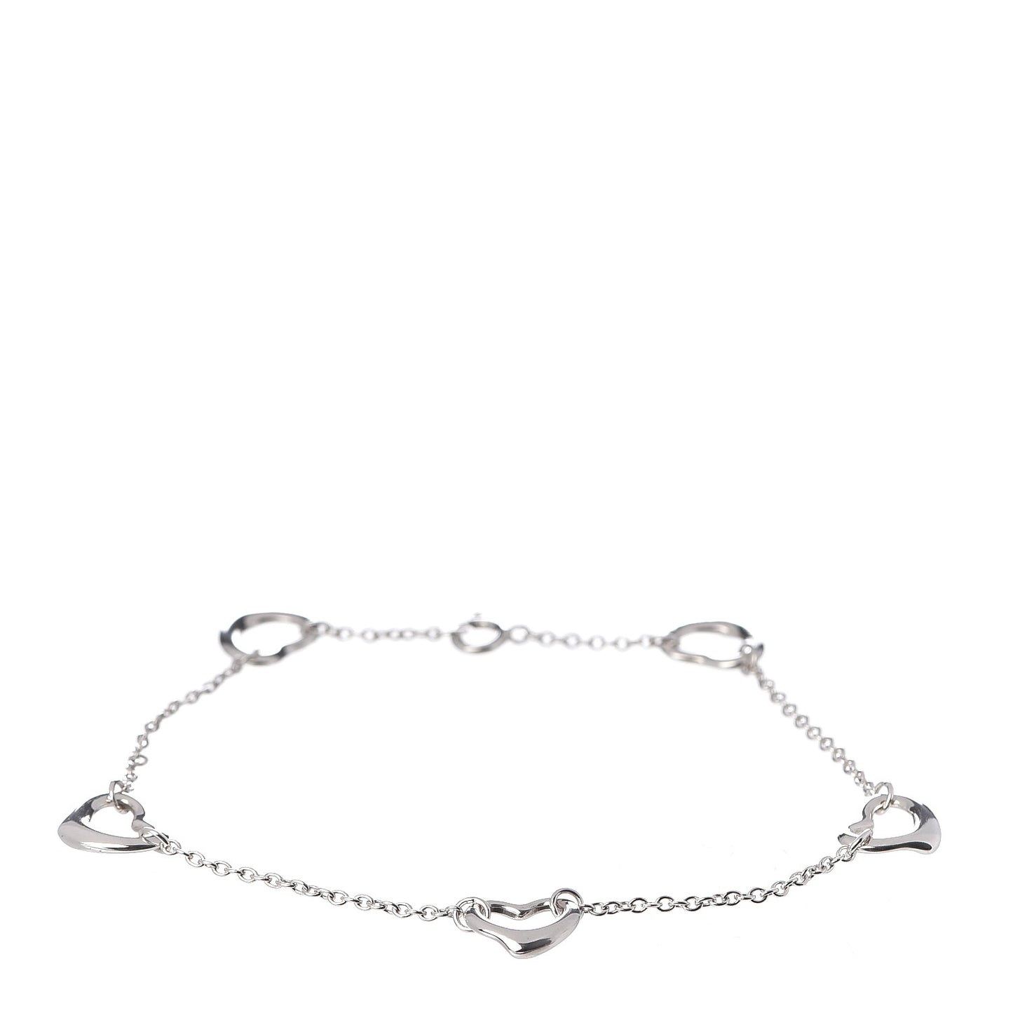 Sterling Silver Elsa Peretti Open Heart Bracelet
