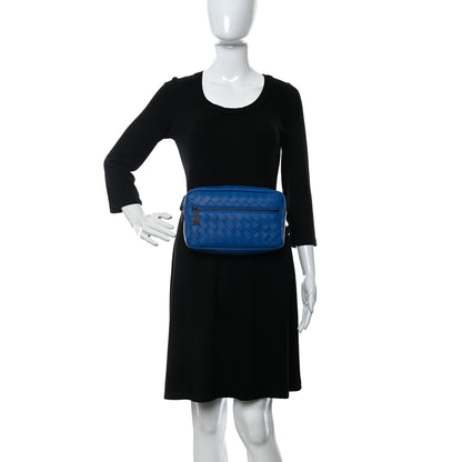 Bottega Veneta Nappa Intrecciato Belt Bag Bluette 2 of 9
