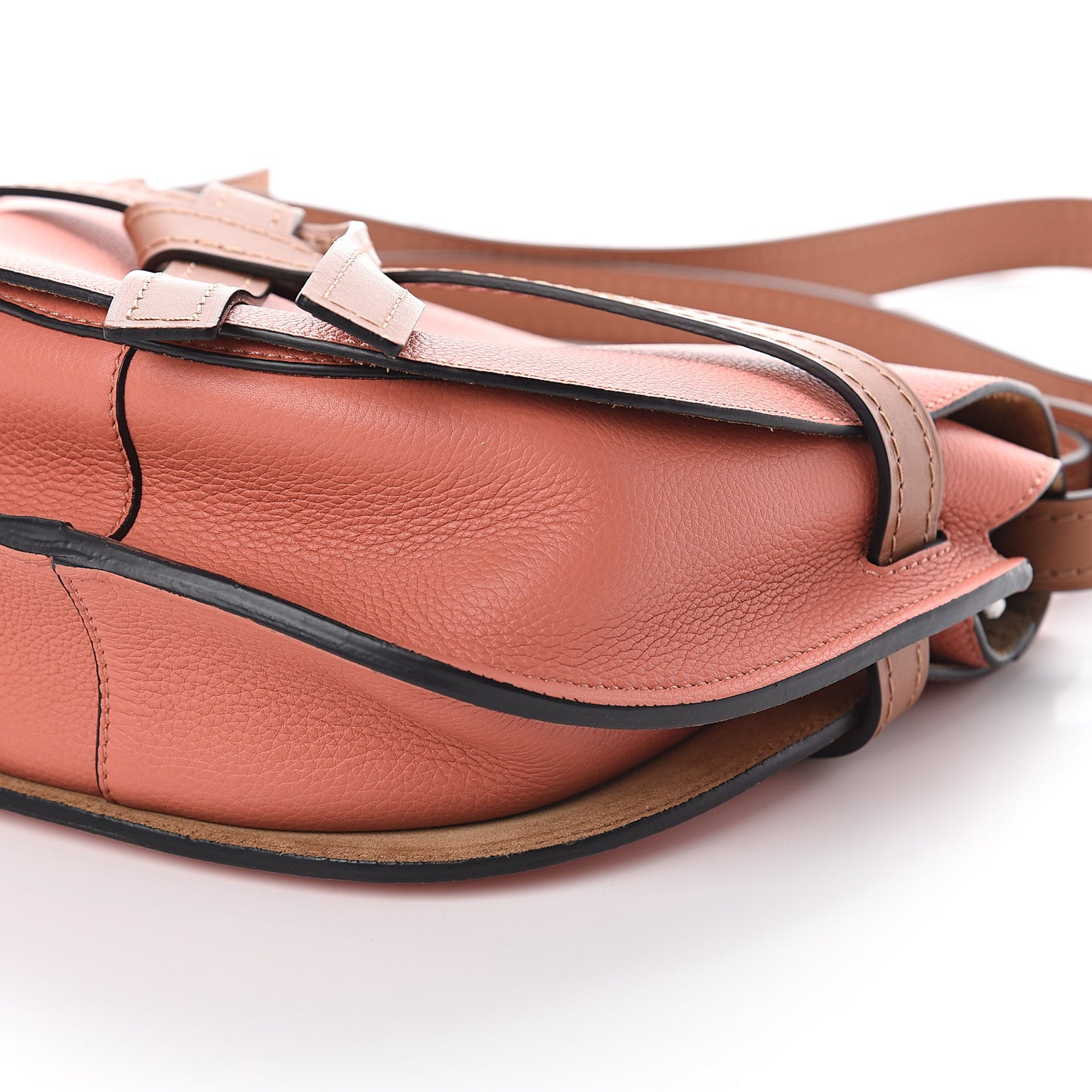 Calfskin Small Gate Crossbody Bag Tulip Tan