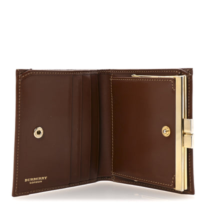 Burberry Haymarket Check French Wallet Brown 9 of 12