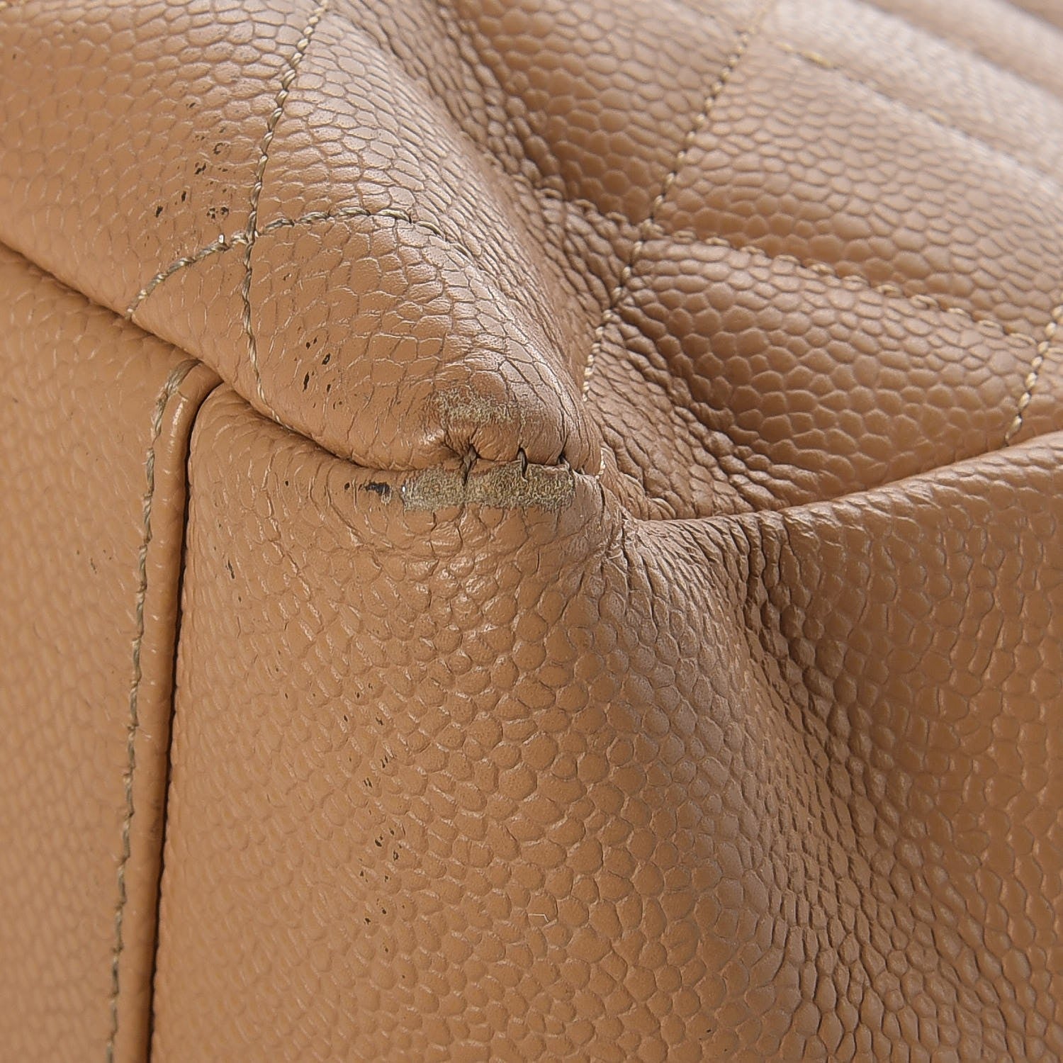 Chanel Caviar Quilted Grand Shopping Tote GST Beige 21 of 22