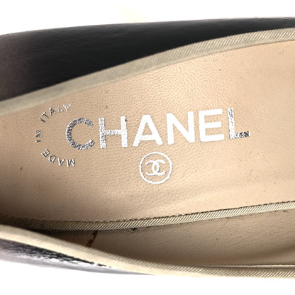 Chanel Patent Ombre Pumps 40 Beige Black 9 of 16